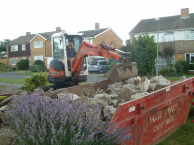 Block Paved Driveway in East Sussex - Marshall's Driveline 50 Burnt Ochre block paving. Driveways for Surrey and Hampshire - MDB Landscapes