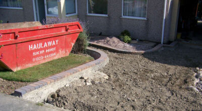 Block Paved Driveway in East Sussex - Marshall's Driveline 50 Burnt Ochre block paving. Driveways for Surrey and Hampshire - MDB Landscapes
