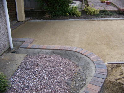 Block Paved Driveway in East Sussex - Marshall's Driveline 50 Burnt Ochre block paving. Driveways for Surrey and Hampshire - MDB Landscapes