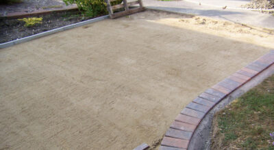 Block Paved Driveway in East Sussex - Marshall's Driveline 50 Burnt Ochre block paving. Driveways for Surrey and Hampshire - MDB Landscapes