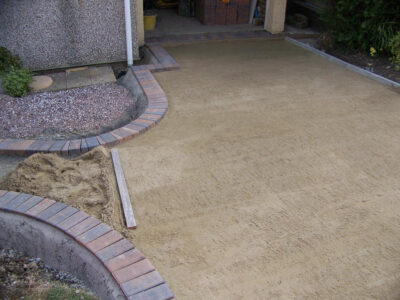 Block Paved Driveway in East Sussex - Marshall's Driveline 50 Burnt Ochre block paving. Driveways for Surrey and Hampshire - MDB Landscapes