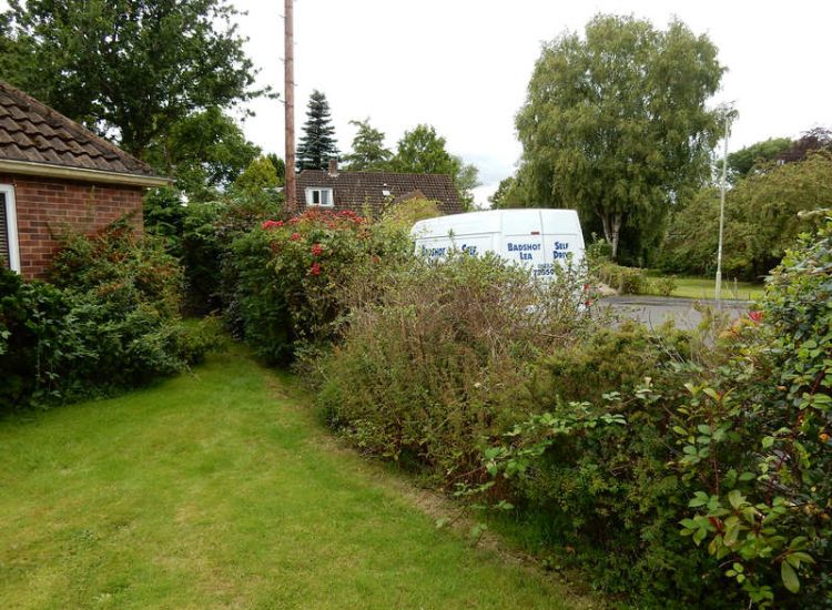 Garden Clearance in Fleet, Hampshire - Total clearance of both rear and front gardens of mature trees and shrubs. Trees felled with roots extracted. Garden clearance for Surrey and Hampshire - MDB Landscapes
