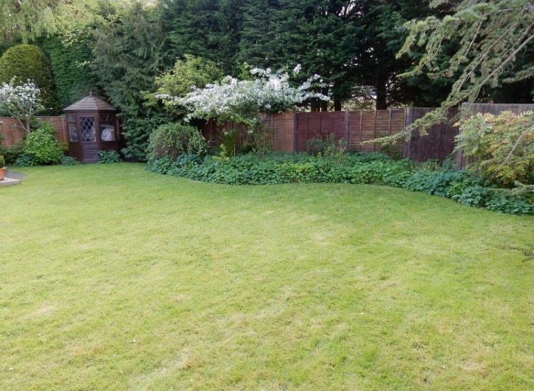 Garden Drainage Great Bookham, Leatherhead, Surrey - To protect from intermittent flooding of thier garden and to protect thier property we were approached by the client to help resolve the ongoing issues. A perimeter drainage run was installed using 160mm diameter land drain pipe leading to the final outlet point via a silt trap. Garden Drainage - MDB Landscapes