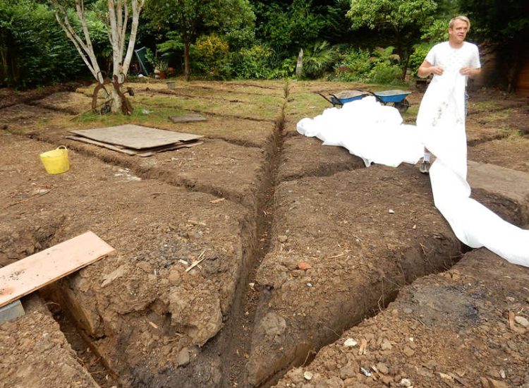 Garden and lawn Drainage Highgate, London - A drainage solution was proposed and implemted for this client prior to other landscaping works. Garden Drainage - MDB Landscapes