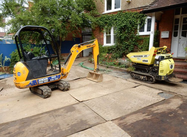 Garden and lawn Drainage Highgate, London - A drainage solution was proposed and implemted for this client prior to other landscaping works. Garden Drainage - MDB Landscapes