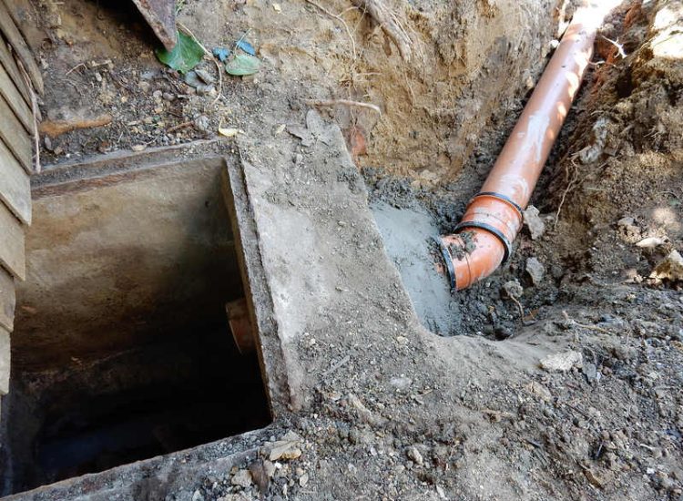 Garden and Lawn Drainage London, SW2 - A small rear garden in London struggling with constant water ingress from higher ground creating an unusable lawn area through out the year. A simple gravity fed land drainage system was installed. Garden Drainage - MDB Landscapes