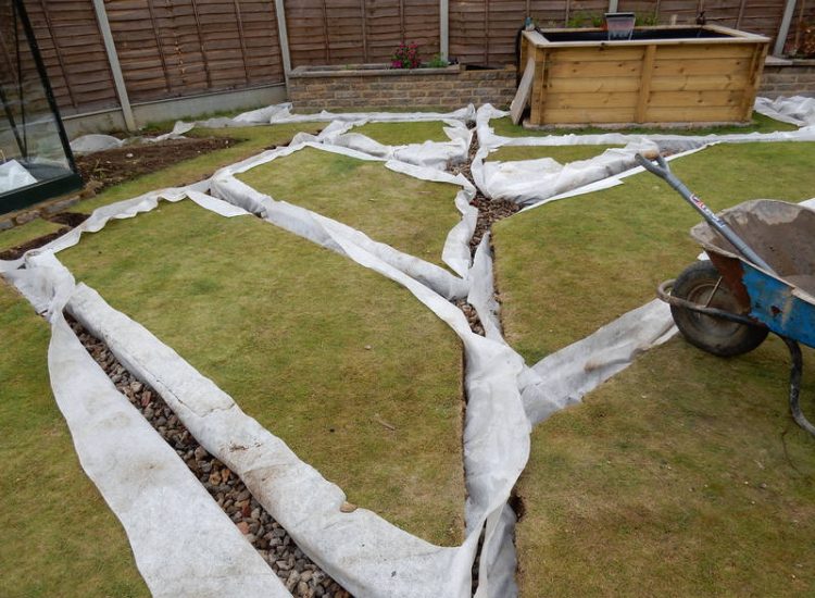 Garden and Lawn Drainage Wokingham, Berkshire - Unusable flooded planting areas, a flooded glass house and a very wet lawn prevented this client from enjoying their garden. Drainage was installed running through the glass house as well. Garden Drainage - MDB Landscapes