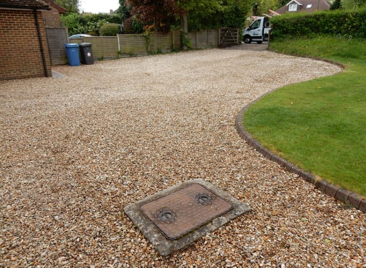 Driveway Drainage Fleet, Hampshire, GU52 - Occasional flooding from extreme rainfall events causing flooding of the driveway and preventing access to the property.