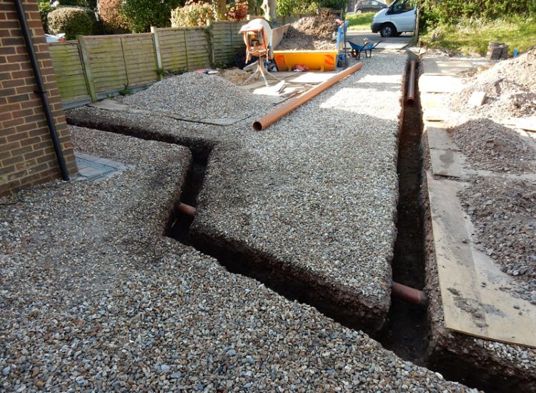 Driveway Drainage Fleet, Hampshire, GU52 - Occasional flooding from extreme rainfall events causing flooding of the driveway and preventing access to the property. Driveway Drainage Fleet, Hampshire, GU52 - Occasional flooding from extreme rainfall events causing flooding of the driveway and preventing access to the property.