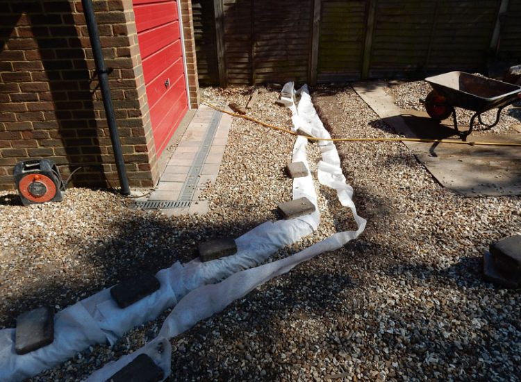 Driveway Drainage Fleet, Hampshire, GU52 - Occasional flooding from extreme rainfall events causing flooding of the driveway and preventing access to the property. Driveway Drainage Fleet, Hampshire, GU52 - Occasional flooding from extreme rainfall events causing flooding of the driveway and preventing access to the property.