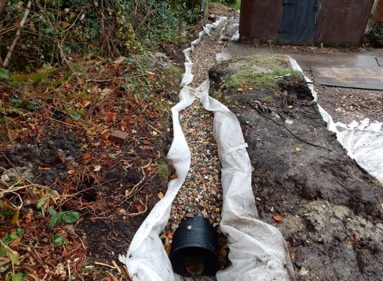 Driveway and Garden Drainage Haslemere, Surrey, GU27 - Ingress and flooding of driveway areas preventing ongoing house development. Driveway and Garden Drainage Haslemere, Surrey, GU27 - Ingress and flooding of driveway areas preventing ongoing house development.