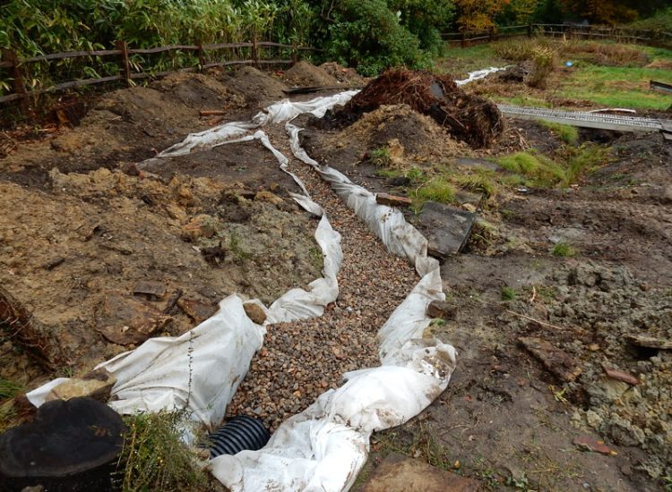 Driveway and Garden Drainage Haslemere, Surrey, GU27 - Ingress and flooding of driveway areas preventing ongoing house development. Driveway and Garden Drainage Haslemere, Surrey, GU27 - Ingress and flooding of driveway areas preventing ongoing house development.