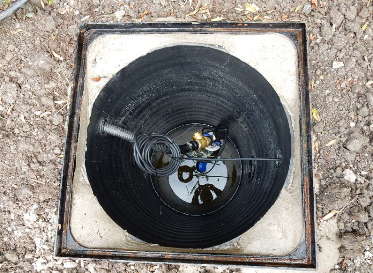 Drainage to Protect Garden Building Forest Hill, London, SE23 - A garden building installed within the lowest point of the garden with ingress from neighbouring land and the clients own garden, threatening the structure and restricting access.