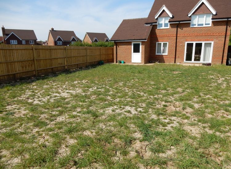 Garden Drainage and Landscaping Bramley, Tadley, Hampshire, RG26 - A new build and garden left with major drainage issues, neglected by the developers. Garden Drainage and Landscaping Bramley, Tadley, Hampshire, RG26 - A new build and garden left with major drainage issues, neglected by the developers.