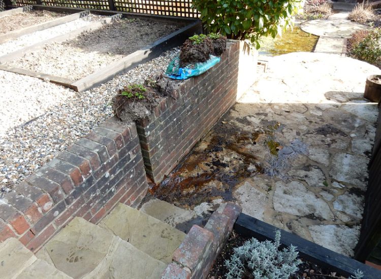 Garden Drainage Haslemere, Surrey, GU27 - A very wet garden due to natural springs and water courses. A typical issue for the area of Haslemere. Garden Drainage Haslemere, Surrey, GU27 - A very wet garden due to natural springs and water courses. A typical issue for the area of Haslemere.