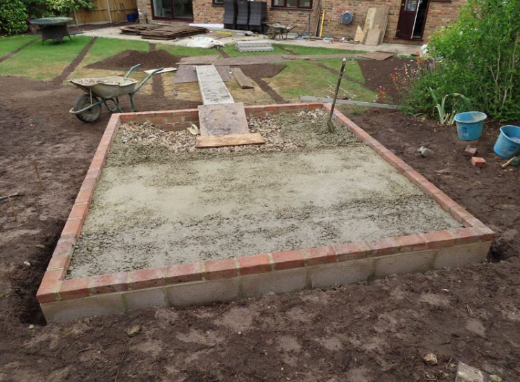 Garden Drainage and Landscaping Sandhurst, Berkshire, GU47 - Garden drainage was part of this project to assist in a new lawn, planting border areas and a new paved terrace. Garden Drainage and Landscaping Sandhurst, Berkshire, GU47 - Garden drainage was part of this project to assist in a new lawn, planting border areas and a new paved terrace.