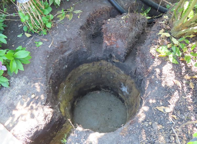 Garden Drainage and Landscaping Sandhurst, Berkshire, GU47 - Garden drainage was part of this project to assist in a new lawn, planting border areas and a new paved terrace. Garden Drainage and Landscaping Sandhurst, Berkshire, GU47 - Garden drainage was part of this project to assist in a new lawn, planting border areas and a new paved terrace.