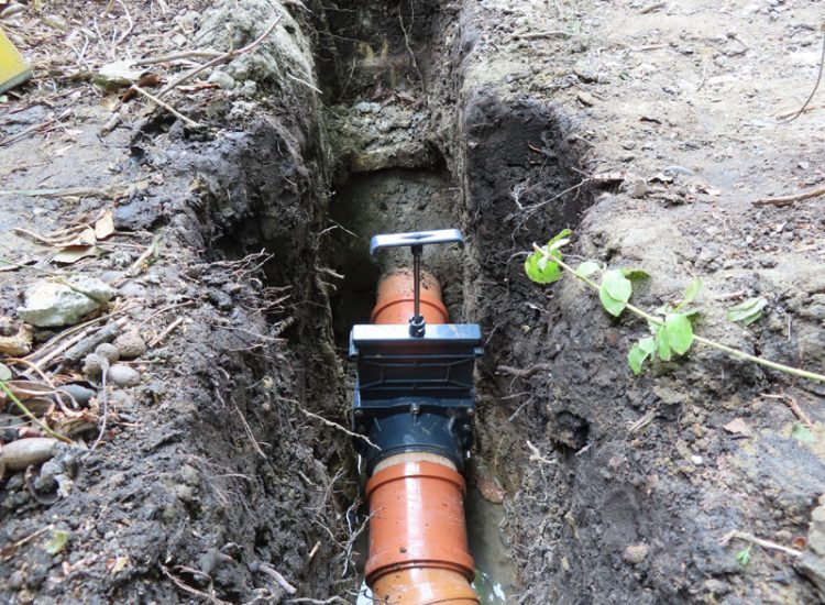 Garden Drainage and Landscaping Surbiton, Greater London, KT6 - A problematic area of garden prone to flooding due to ingress from a neighbouring property. Garden Drainage and Landscaping Surbiton, Greater London, KT6 - A problematic area of garden prone to flooding due to ingress from a neighbouring property.