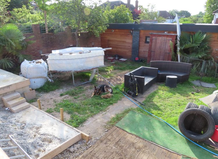 Rear Garden Drainage London, W5 - Issues with access to a garden work building due to flooding needing to be resolved. Rear Garden Drainage London, W5 - Issues with access to a garden work building due to flooding needing to be resolved.