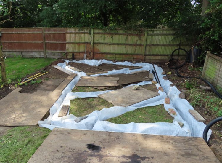 Garden Drainage Oxted, Surrey, RH8 - A small troublesome area residing at the bottom of a garden restricting the clients future plans. Garden Drainage Oxted, Surrey, RH8 - A small troublesome area residing at the bottom of a garden restricting the clients future plans.