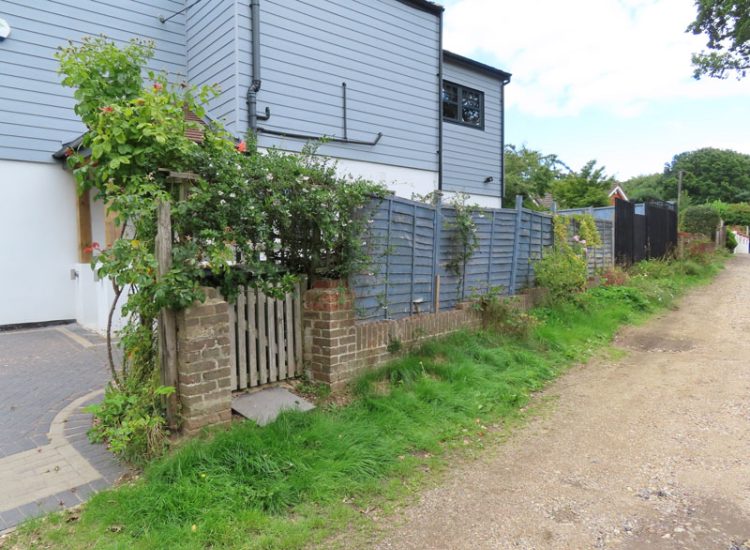 Feather Edge or Close board Fencing Ash Vale, Aldershot, Hampshire, GU12 - New boundary lines created replacing old fencing. Feather Edge or Close board Fencing Ash Vale, Aldershot, Hampshire, GU12 - New boundary lines created replacing old fencing.