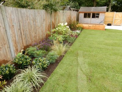 Garden Planting Farnham, Surrey, GU9 - Three areas of planting for this extensive project, embankment planting, rear garden and front driveway areas. Garden Planting Farnham, Surrey, GU9 - Three areas of planting for this extensive project, embankment planting, rear garden and front driveway areas.