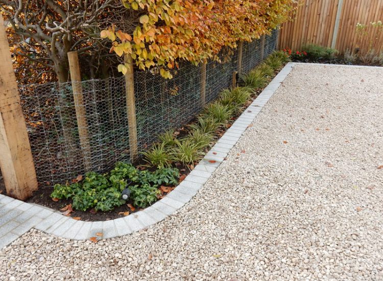 Garden Planting Farnham, Surrey, GU9 - Three areas of planting for this extensive project, embankment planting, rear garden and front driveway areas.