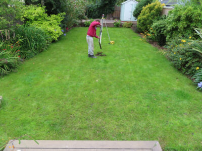 Turfing and Lawn Drainage Surbiton, Greater London, KT5 - A moderately sized urban town garden requiring a new lawn with lawn drainage to assist. Turfing and Lawn Drainage Surbiton, Greater London, KT5 - A moderately sized urban town garden requiring a new lawn with lawn drainage to assist.