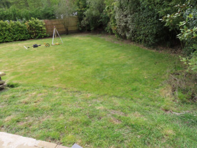 Turfing and Lawn Drainage Esher, Surrey KT10 - Turfing of a rear garden after a drainage installation. Turfing and Lawn Drainage Esher, Surrey KT10 - Turfing of a rear garden after a drainage installation.