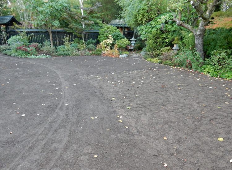 Turfing in Fleet, Hampshire, GU51 - A replacement lawn with new imported soil medium.