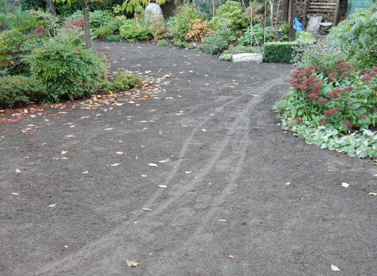 Turfing in Fleet, Hampshire, GU51 - A replacement lawn with new imported soil medium.